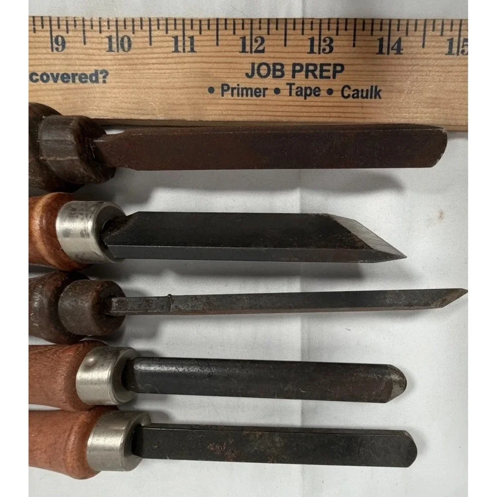 Craftsman Wood Lathe Chisel Set 5pc Professional USA